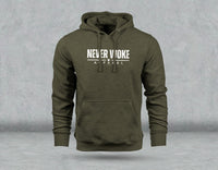 Never Woke Logo Hoodie