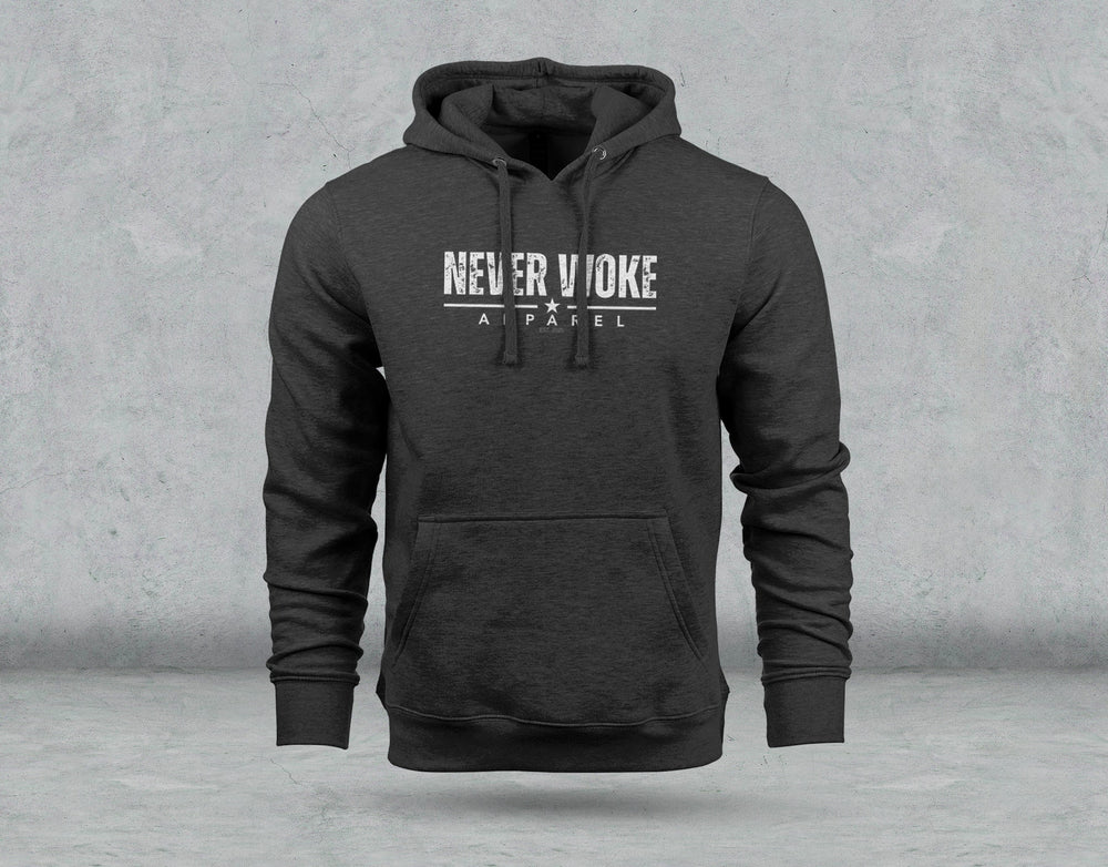 Never Woke Logo Hoodie