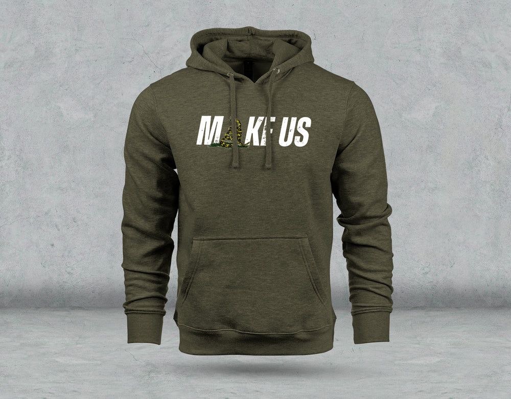 Never Woke Make Us Hoodie