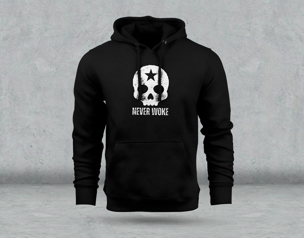 Never Woke Skull Hoodie