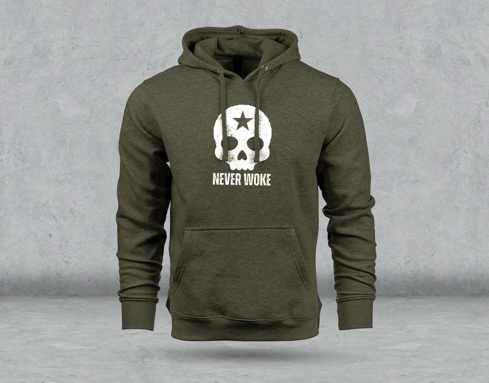 Never Woke Skull Hoodie