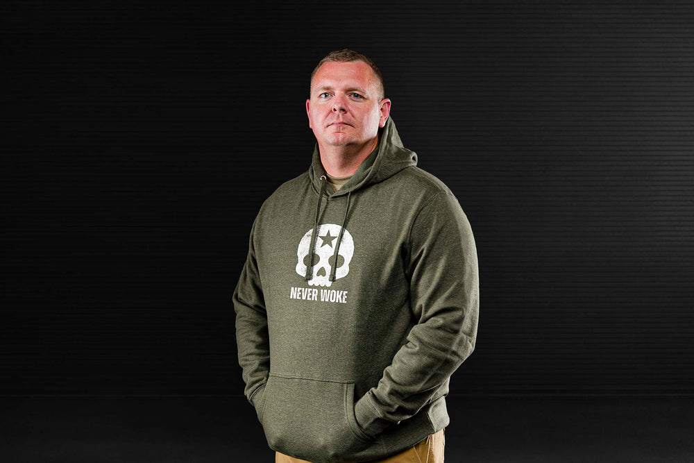 Never Woke Skull Hoodie