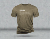 Never Woke Definition