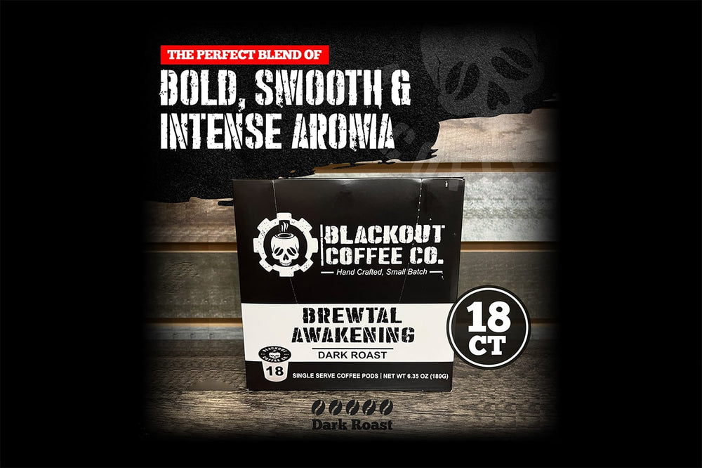 Brewtal Awakening Dark Roast Coffee Pods 18ct