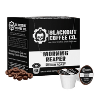 MORNING REAPER MEDIUM ROAST COFFEE PODS 18CT
