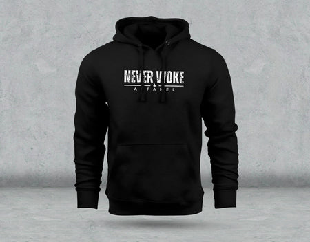 Never Woke Logo Hoodie