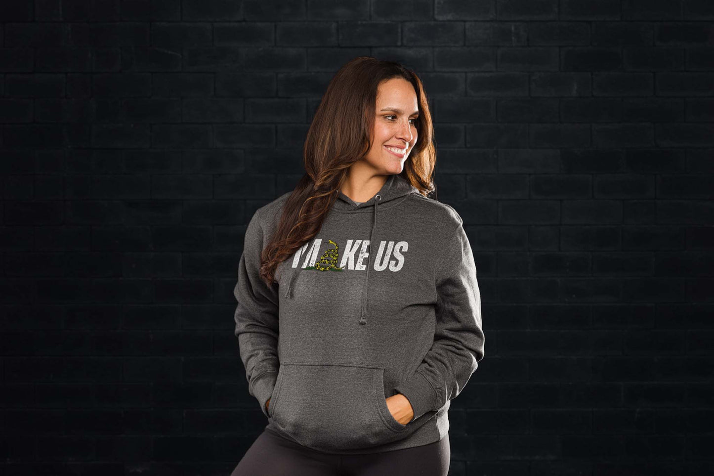 Never Woke Make Us Hoodie